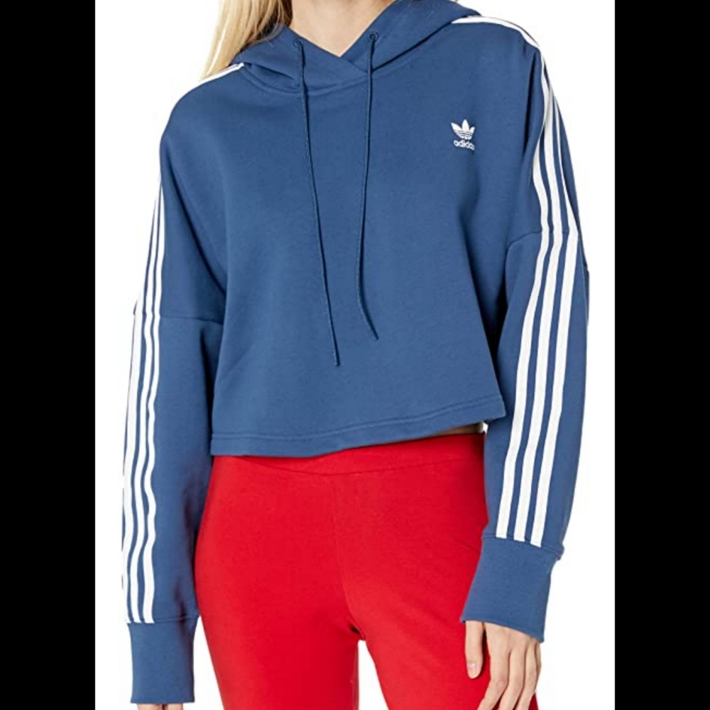 Cropped Adidas hoodie